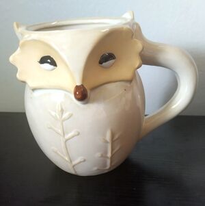 Gibson Home 3D Fox Coffee Mug Ceramic Stoneware
